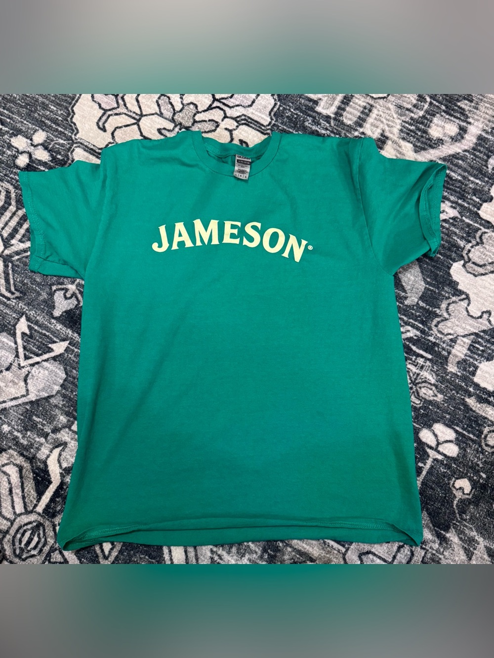 Gildan Green Jameson Logo Tee